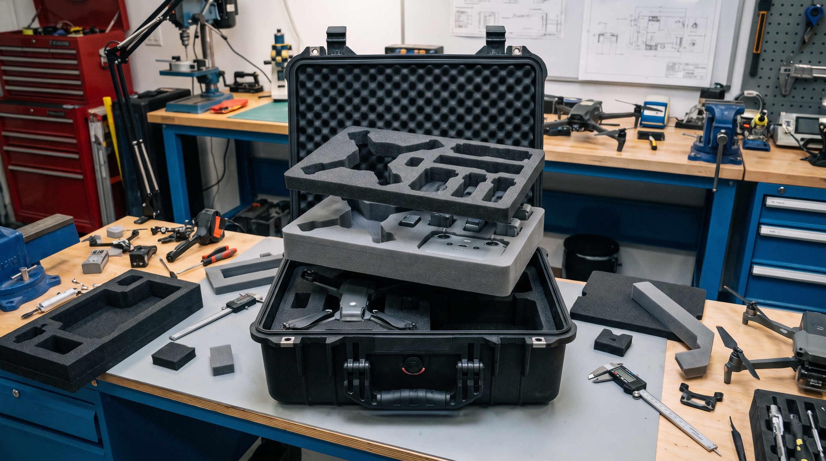 Drone Case Foam Types